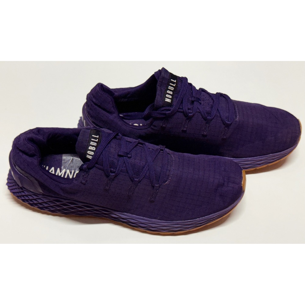 NOBULL Ripstop Runner Mens 10.5 Purple Gum Sole Training Shoes Sneakers